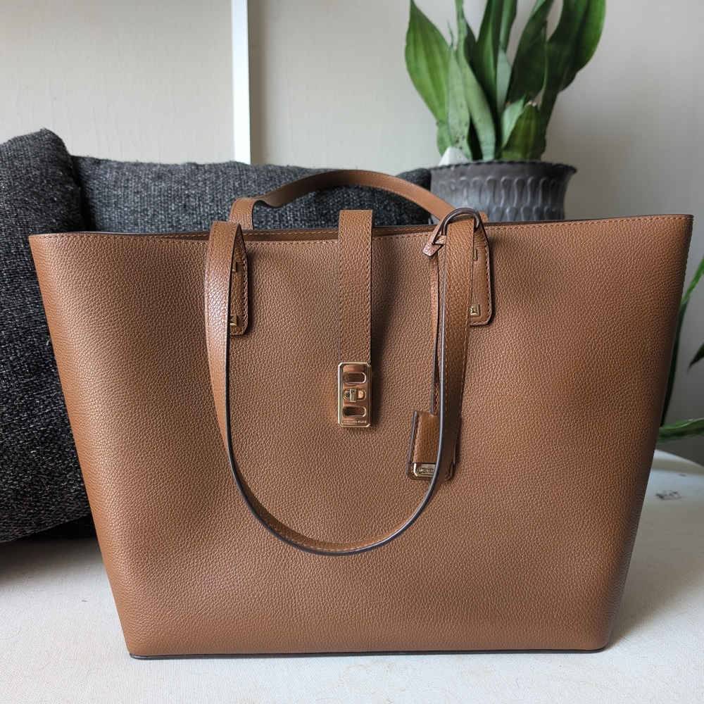 Michael Kors Tan Leather Tote Bag